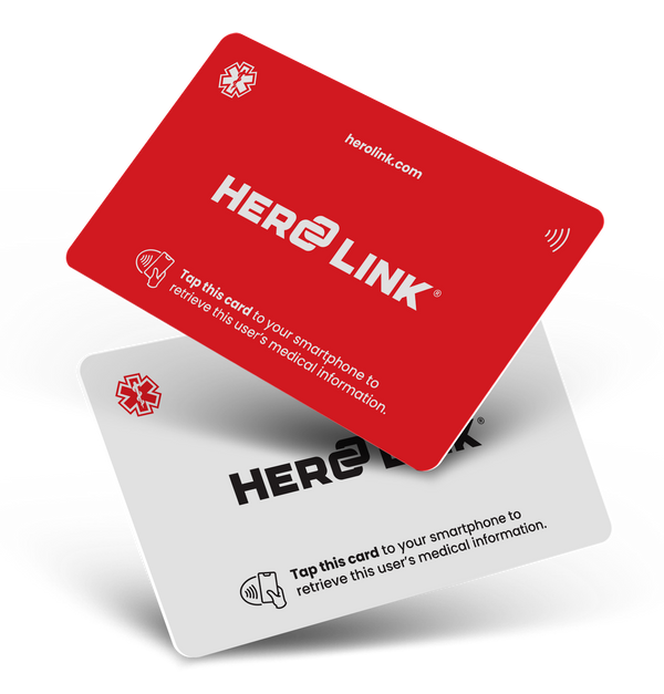 Hero Link® Medical ID Wallet Card