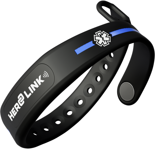 Hero Link® Thin Line Medical ID Wristband